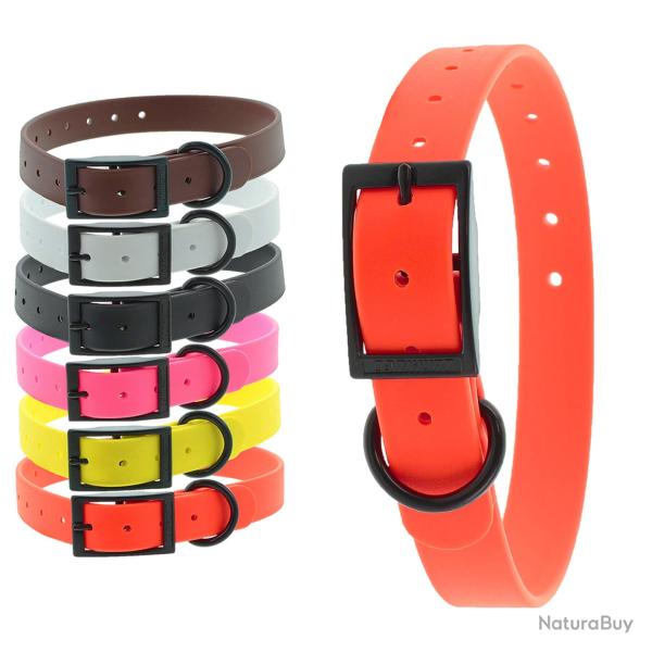 Colliers CTECH  25mm boucle double orange CANIHUNT marque Franaise