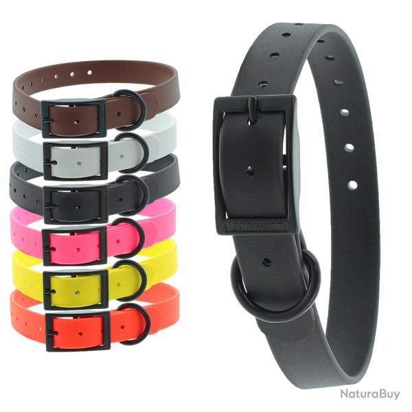 Colliers CTECH  25mm boucle double noir CANIHUNT marque Fran�aise