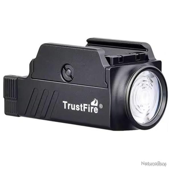 Trustfire GM23 LED Flashlight Compacte 800 Lumens Rechargeable USB �tanche IP64 Rail 1913/GL