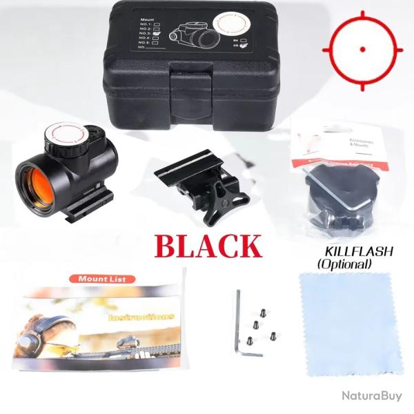 Lunette de vise optique holographique  point rouge -**MR0 HD --BLACK LIVRAISON GRATUITE