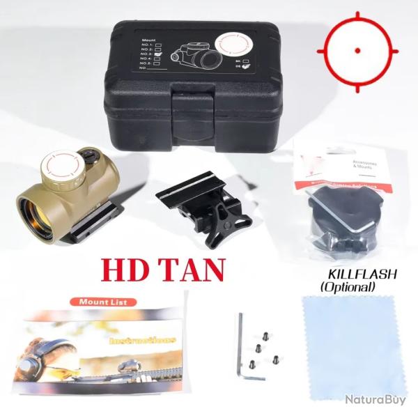 Lunette de vise optique holographique  point rouge -**MR0 HD --TAN  PAIEMENT 3/4 FOIS !!!