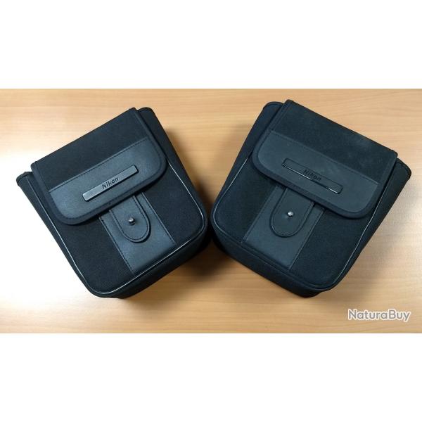 *** D�stockage - lot de 2 �tuis NIKON pour jumelles ou accessoires ***