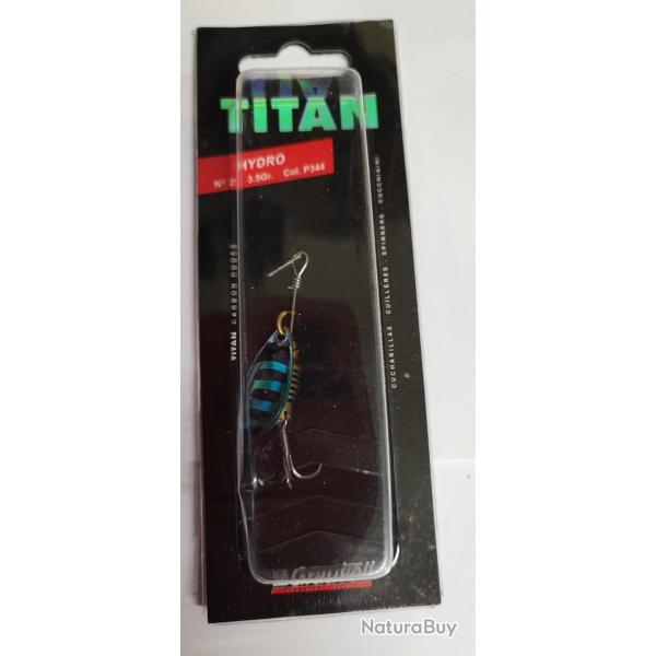 1 CUILLER TRUITE / PERCHE HYDRO - TITAN N�2 - 3.5GR - NEUF