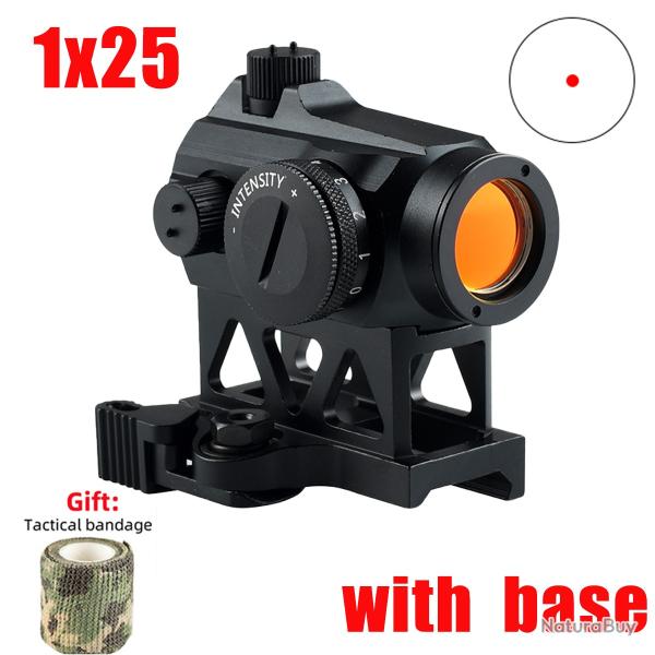 Lunette de vis�e pour fusil optique � point rouge ** 1X25 WITH BASE  LIVRAISON GRATUITE