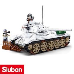Jeu Construction Gar&ccedil;on : Maquette Char T-34/85 Sovi&eacute;tique - Sluban