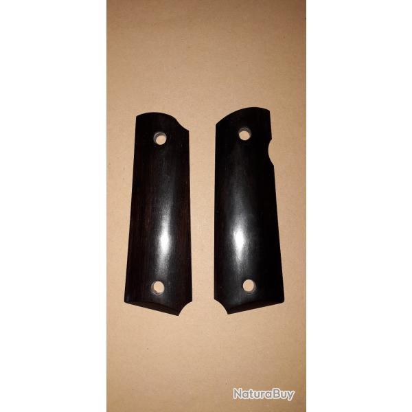 PLAQUETTES COLT 1911 /1911A1 et CLONE EN EBENE