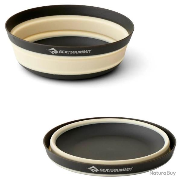 Bol pliable Sea to Summit Frontier Collapsible Bowl M blanc