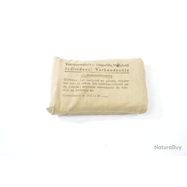 Pansement individuel sant publique - scurit civile Belge annes 1950 - 1960.