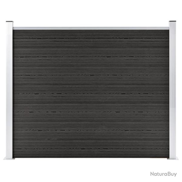 Panneau de cl�ture WPC 180x146 cm Gris