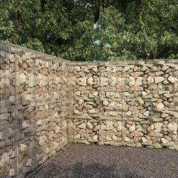 Mur en gabion avec couvercle Acier galvanis&eacute; 300 x 50 x 200 cm
