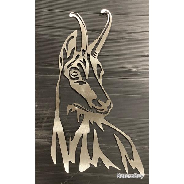 Plaque d�corative chamois / isards