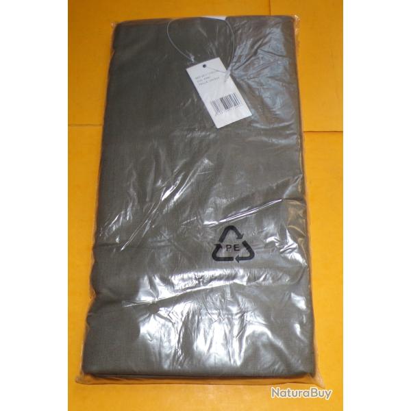 CHECHE GRIS KAKI MILITAIRE DE TYPE TRADITION  DE L'ARMEE FRANCAISE , LARGEUR 40 CM ( pli� une fois s