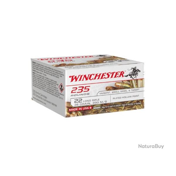 1 Boite de 235 munitions Winchester 22LR Super X 36gr