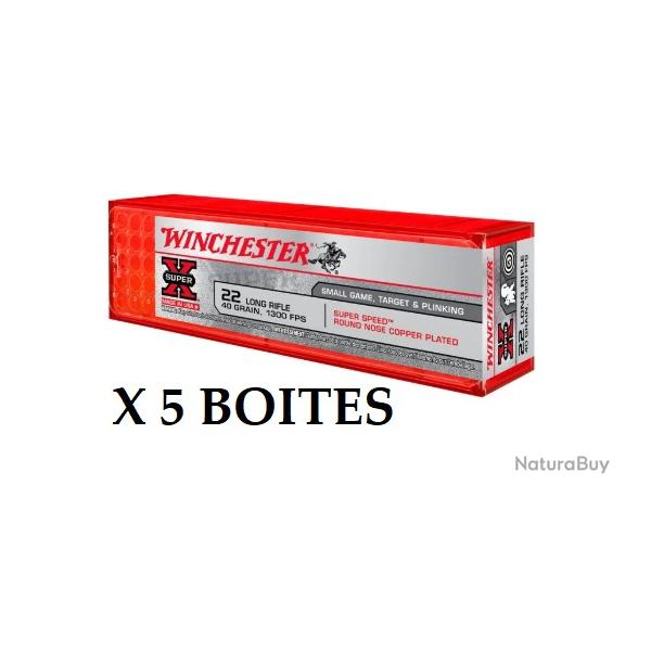 500 Munitions Winchester 22LR Super speed 40gr
