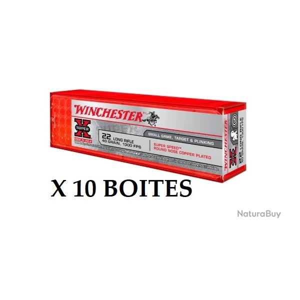 1000 Munitions Winchester 22LR Super speed 40gr