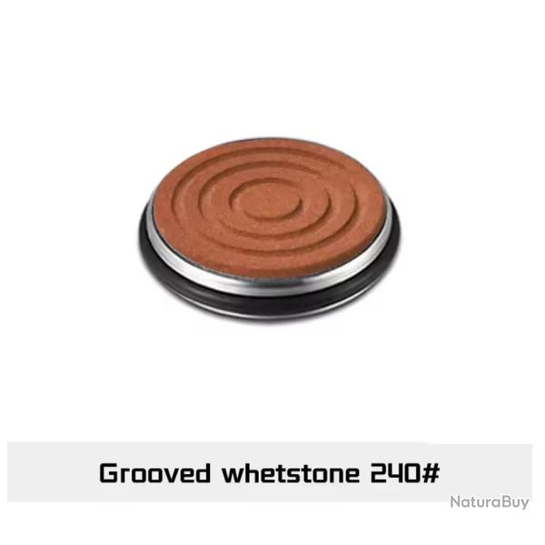 Disque pierre  aiguiser rainure grain 400 pour affteur rouleau