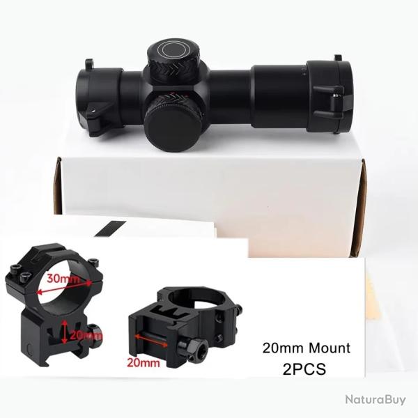 Lunette de vise optique courte  arbalte 3x28IR *- 20MM Tall LIVRAISON GRATUITE PAIEMENT 3/4 FOIS
