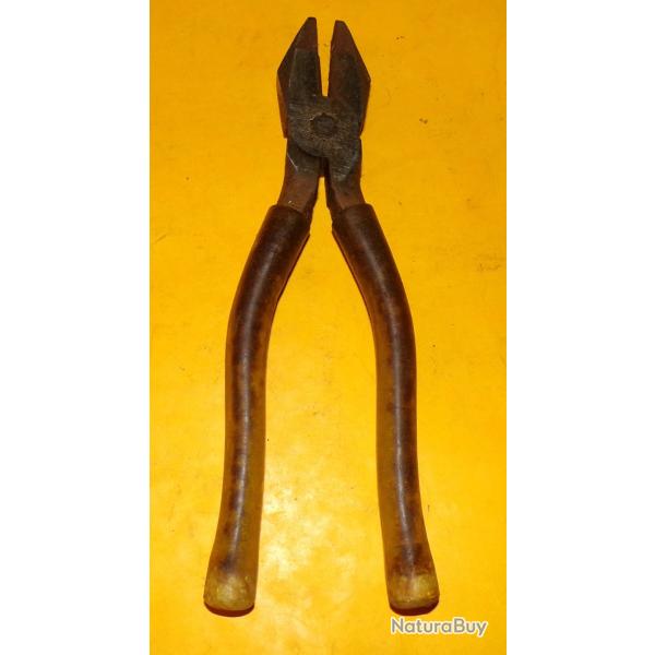 PINCE POUR  ETUI EN CUIR A CEINTURE POUR OUTIL DE MONTEUR DE LIGNES DE L'ARMEE AMERICAINE  , FABRICA