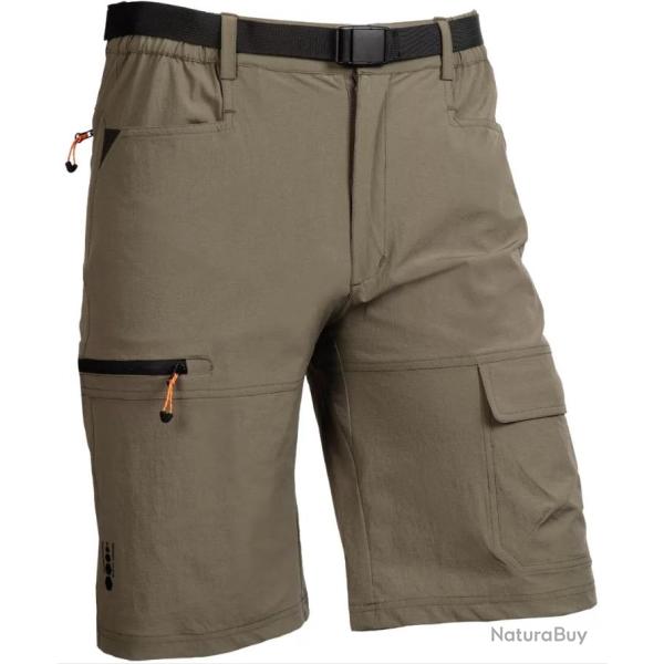 Short Respirant Elementerre Bacoachi Kaki