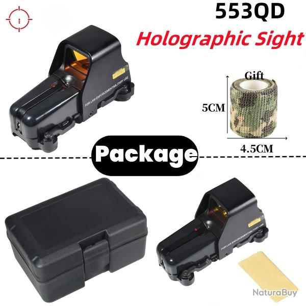 Lunette de vise holographique DulOptic -**553QD LIVRAISON GRATUITE PAIEMENT 3/4 FOIS