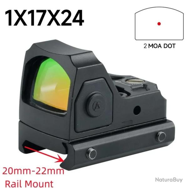 Lunette de vise compacte Red Dot Sight -**DD02K---Style B - LIVRAISON GRATUITE PAIEMENT 3/4 FOIS