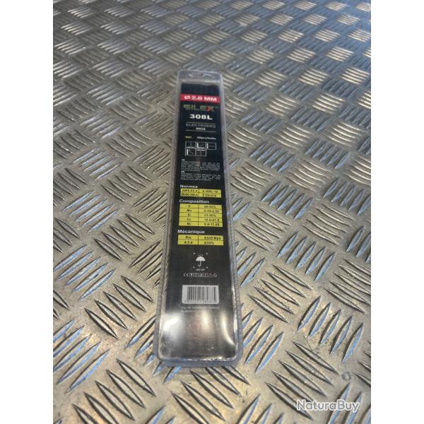20 baguette electrode poste soudure inox soudage silex 308l diametre 2mm