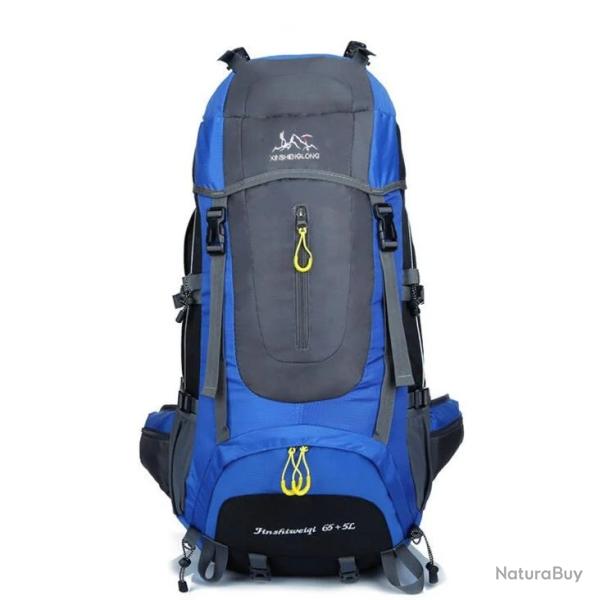 Sac � Dos 70L Trekking Randonn�e Camping Voyage Etanche Multi-Compartiments Confort Ergonomique
