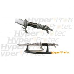 Dague fantastique dragon de feu flamming