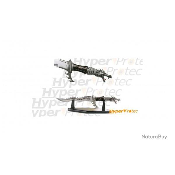 Dague fantastique dragon de feu flamming