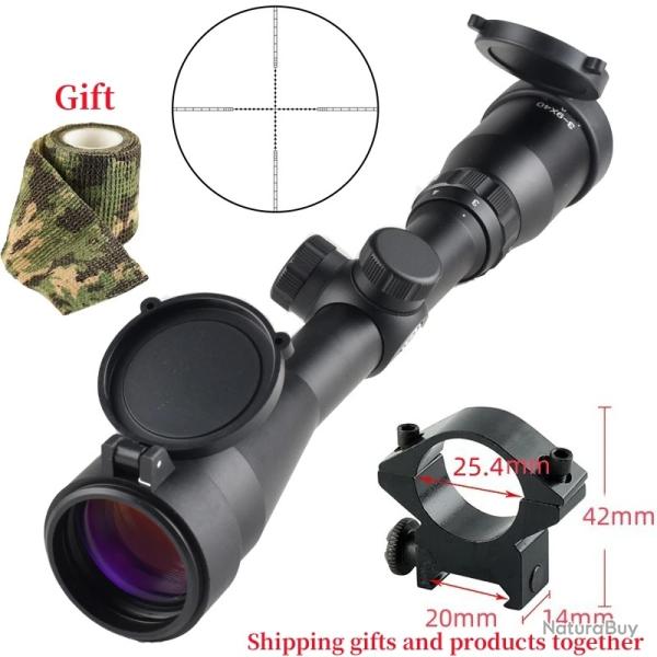 Lunette de vis�e DulOptical -**3-9X40NG--20mm    PAIEMENT 3/4 FOIS !!!