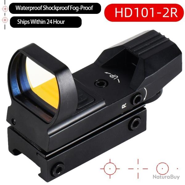 Lunette de vise  point rouge HD101R-2 -**1x22x33----20mm  PAIEMENT 3/4 FOIS !!!