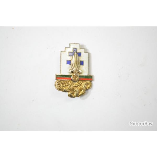 Insigne 13e DBLE division blind�e de la L�gion Etrang�re. DRAGO H119, dos guilloch�