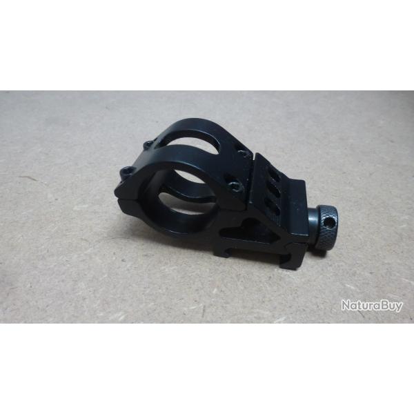 Un support de lampe sur rail Picatinny