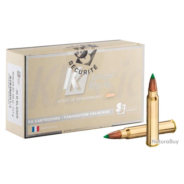 Cartouches � percussion centrale Sologne 30R Blaser