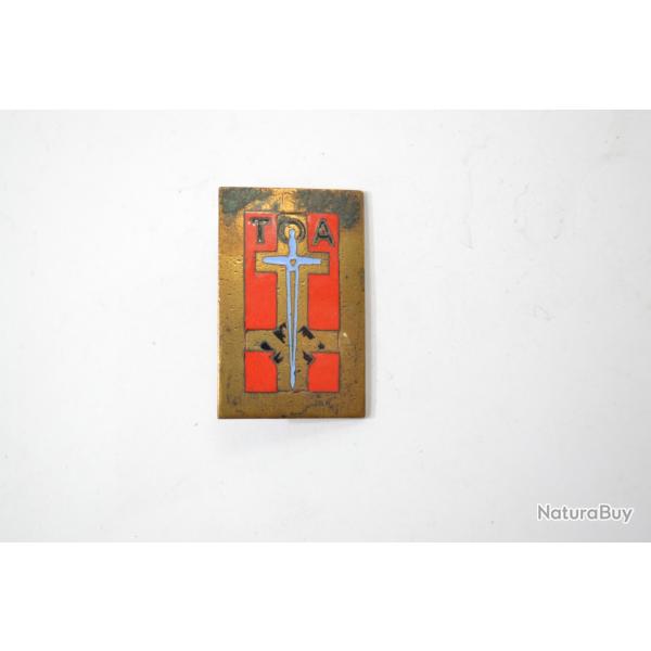 Insigne Troupes d'Occupation en ALLEMAGNE - TOA, dos lisse sans marquage