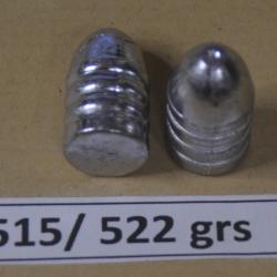 50 Ogives pistolet o carabine &agrave; poudre noire calibre 50