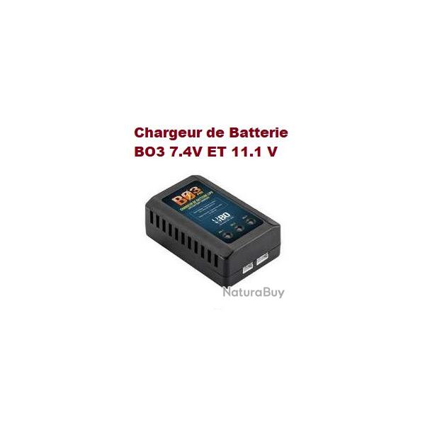 Chargeur  de batterie BO3  Lipo 7.4v et 11.1v