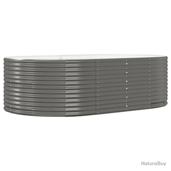 Jardini�re bac lit sur�lev� plantes fleurs terrasse jardin de jardin 212 x 140 x 68cm acier enduit