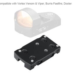 Platine bande ventil&eacute;e pour Red dot Vortex Venom/Viper/Burris Fastfire/ docter pour fusil