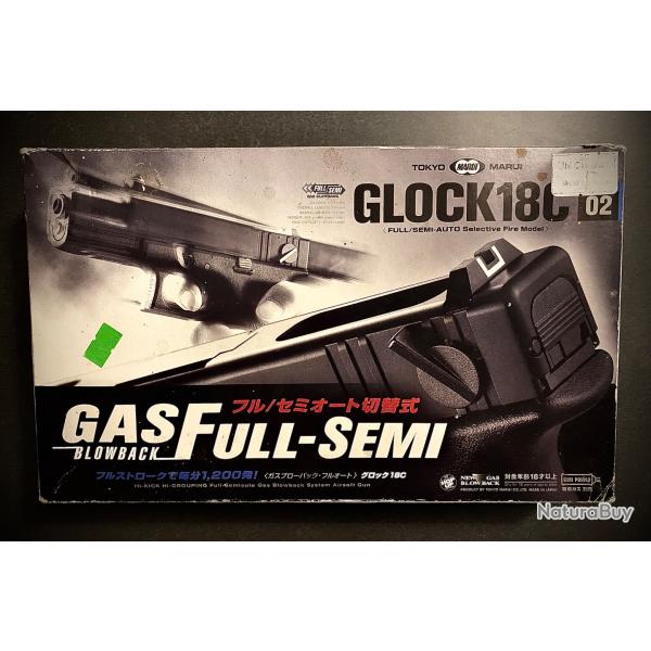 Glock 18c Tokyo Marui Airsoft gaz Full auto