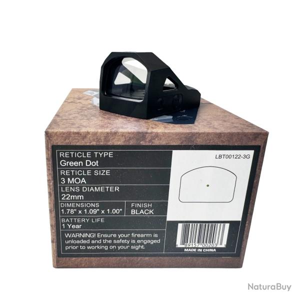 lunette de vis�e sans parall�le -**1x22 Green Dot PAIEMENT 3/4 FOIS !!!