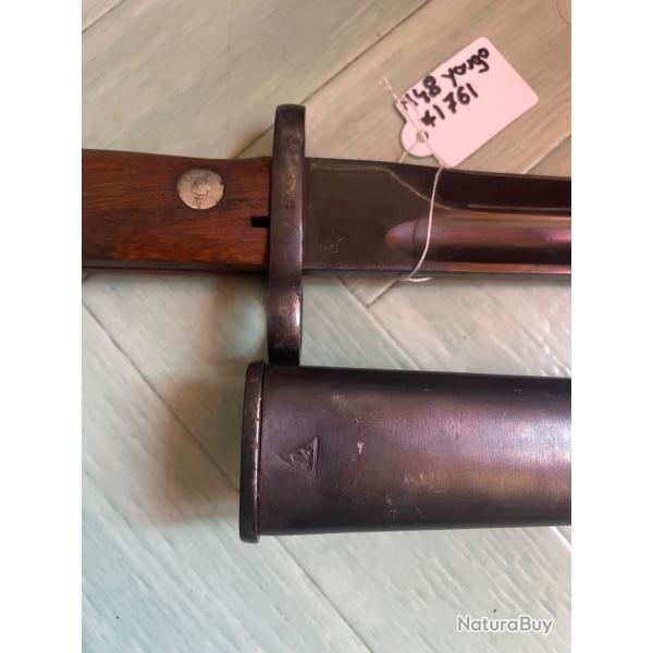 Ba�onnette pour Mauser 98k yougoslave au m�me num�ro 44