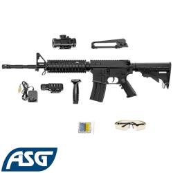 Pack Airsoft D&eacute;butant DS4 - R&eacute;plique AEG avec Accessoires Complets
