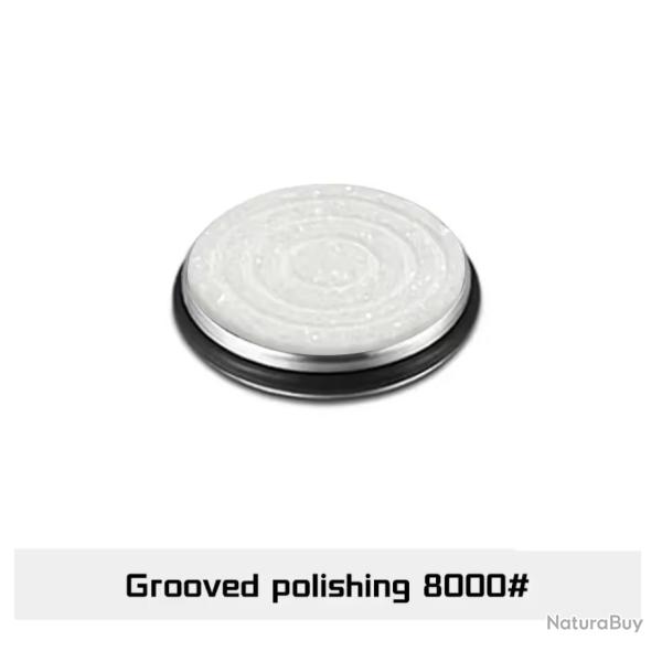 Disque de polissage rainur grain 8000 pour affteur rouleau