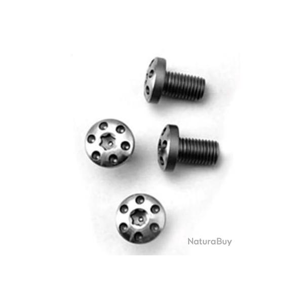 Jeux de 4 visses pour plaquette colt 1911 (argent 2)