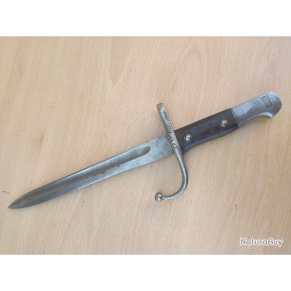 Ba�onnette turque 1890 raccourcie en 1935 pour fusil mauser