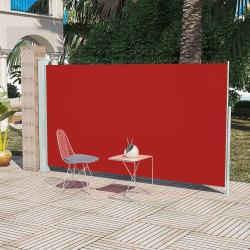 Auvent lat&eacute;ral de patio 160x300 cm Rouge