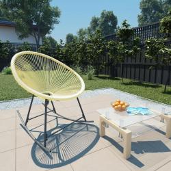 Chaise d'ext&eacute;rieur Acapulco R&eacute;sine tress&eacute;e Beige
