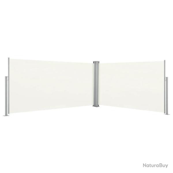 Auvent lat�ral r�tractable 160x600 cm Cr�me