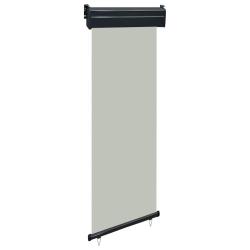 Auvent lat&eacute;ral de balcon 65x250 cm Gris